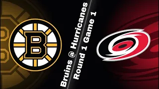 Boston Bruins @ Carolina Hurricanes -Round 1 Game 1- (NHL 22 CPU vs. CPU)