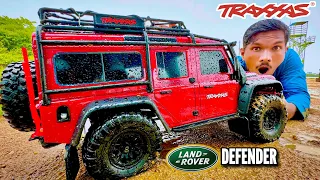 RC Traxxas OffRoad Monster Land Rover Defender Car Unboxing & Testing - Chatpat toy tv