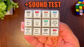 Which Cherry MX Switch is Best?  + Sound Test (Cherry MX Brown, Silent Red, Blue and more!!!)