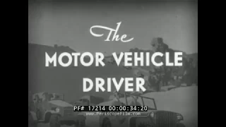 WWII U.S. ARMY DRIVER TRAINING FILM  "DIFFICULT DRIVING"  GMC 6x6 CCKW TRUCK  17214