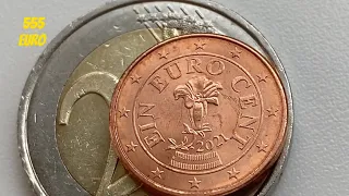 1 euro cent 2021