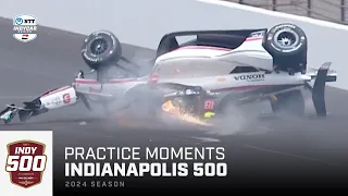 Top moments from 'Fast Friday' practice for 2024 Indianapolis 500 | Extended Highlights | INDYCAR