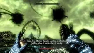 Killing Miraak Despite the Glitch in the game Skyrim Dragonborn DLC