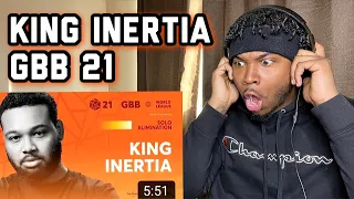 THIS WAS INSANE!! King Inertia 🇺🇸 I GBB 21 Elimination REACTION