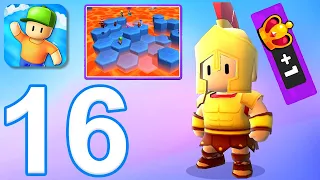 Stumble Guy‪s‬ - Gameplay Walkthrough Part 16 - New Map: Lava Land (iOS, Android)