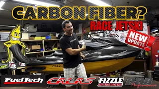 MY SEADOO RXPX GOES ON A CARBON FIBER DIET + DDR CARBON FIBER TOP DECK + FUELTECH + FIZZLE + JETSKI