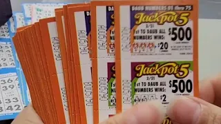 I bought the last Jackpot 5 $1199. Let's win! ( Full video)
