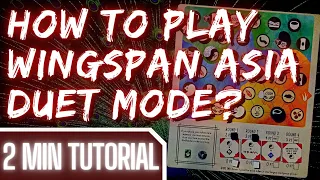 Wingspan Asia Duet Mode | How to play in 2 minutes!