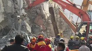 Rescuers race to save over 120 buried after Taiwan quake