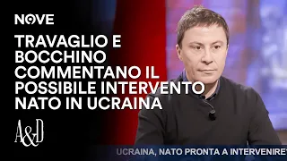 Travaglio e Bocchino commentano il possibile intervento Nato in Ucraina | Accordi e Disaccordi