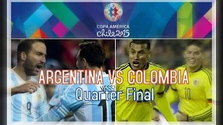 Argentina vs Colombia Copa America Quarter Final highlights and Penalties/Tie Breaker