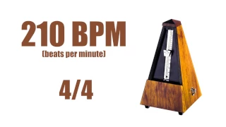 210 BPM Metronome 4/4 – Best Online Metronome 210 Beats Per Minute