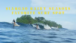 SURFING ONE OF MY FAVORITE SURF SPOT IN SIARGAO AS A REGULAR FOOTER