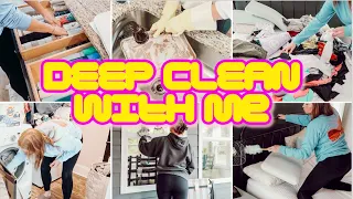 DEEP CLEAN WITH ME! | ALL DAY CLEANING MOTIVATION | SAHM