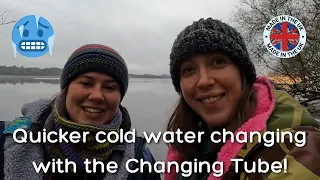 Changing Tube! Quick changing after cold water swimming is the best way to reduce After Drop risk