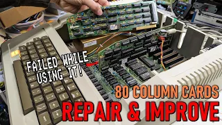 Fixing and improving Apple II 80 column cards