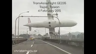 Part 2 TransAsia Flight GE235 Crash in Taipei, Taiwan Feb 2015