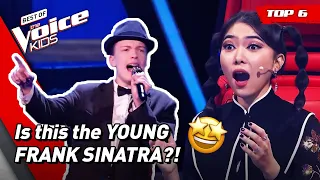 The most MAGNIFICENT covers of the LEGEND FRANK SINATRA 🤵 in The Voice Kids! | Top 6