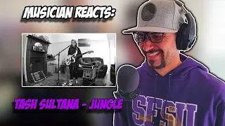 Musician reacts to Tash Sultana - Jungle (LIVE BEDROOM RECORDING) #reaction #tashsultana