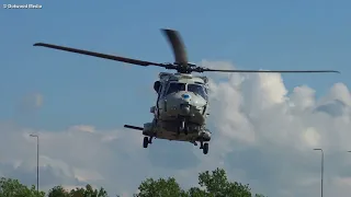 RNLAF NH90 helicopter N-234 met ambassadeur Flemming aan boord - Bevrijdingsfestival Overijssel (1)