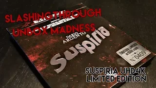 Suspiria UHD4k Limited edition - Unbox Madness Slashingthrough