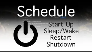 How To Schedule Start Up and Shutdown Times On A Mac
