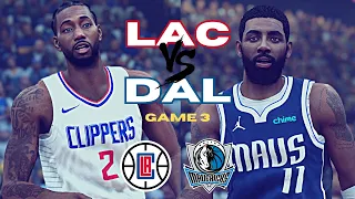 LOS ANGELES CLIPPERS vs DALLAS MAVERICKS | 1ST ROUND | GAME 3 | FULL 2K SIMULATION GAMEPLAY