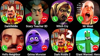 Scary Teacher 3D,Dark Riddle,Witch Cry,Mr Meat,Hello Neighbor,Dark Riddle 2,Grima Monster Scary Surv