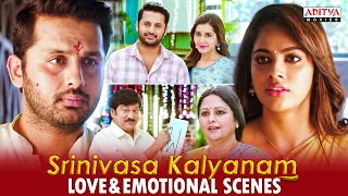 "Srinivasa Kalyanam" Movie Love & Emotional Scenes | Nithiin, Rashi Khanna, Nandita | Aditya Movies