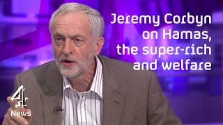 Jeremy Corbyn on Hamas, the Middle East and the super-rich