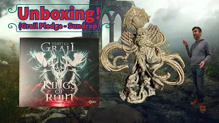 Unboxing — Tainted Grail: Kings of Ruin (Sundrop Grail Pledge)