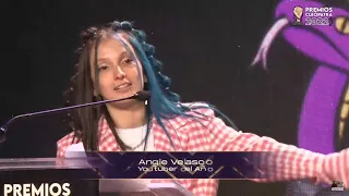 Angie Velasco youtuber del año - Premios Cleopatra 2022 💜