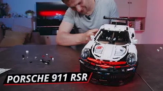 Собираем Порше 911 своими руками из набора Лего Техник 42096. Porsche 911 RSR | Наши тесты