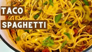 THE BEST TACO SPAGHETTI ➡️ EASY TO MAKE WITH ONLY A FEW INGREDIENTS