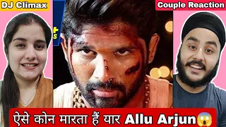 Best Action Scene Of Allu Arjun | DJ Climax Scene Reaction | SardarJi Reaction