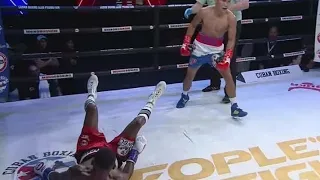 Vincent Astrolabio vs Guillermo Rogindeaux Round 8 Knockdown