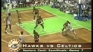 Larry Bird 34 pts vs D.Wilkins 47 pts, playoffs 1988 celtics vs hawks game 7