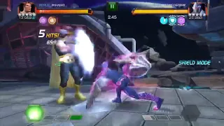 S08W01: Hyperion vs Dark hawk Node 35 power shield!