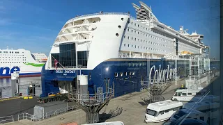 Tour around the Colorline cruise ship,the biggest boat in Norway going from Oslo-Kiel Germany part 1