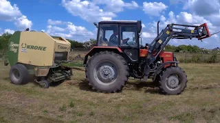 Mtz 952.2 Lucerna És Széna Bálázás 2018