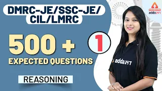 SSC JE | CIL | DMRC JE | Reasoning | 500 + Expected Questions (Part 1)