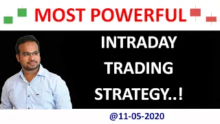 MOST POWERFUL INTRADAY STRATEGY BY STOCK MARKET TELUGU GVK @11-05-2020