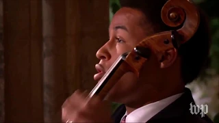 The royal wedding of Prince Harry and Meghan Markle - Cello performance by Sheku Kanneh-Mason (HD)