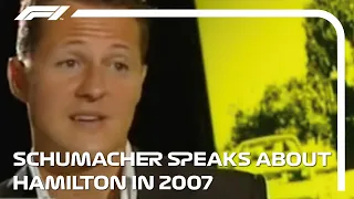 Michael Schumacher Praises Rookie Lewis Hamilton Back In 2007