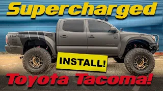 PART 1/2 | TOYOTA TACOMA 4.0L V6 SUPERCHARGER SYSTEM INSTALLATION