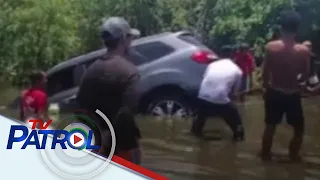 SUV na umiiwas sa trapiko nahulog sa creek sa Pampanga | TV Patrol