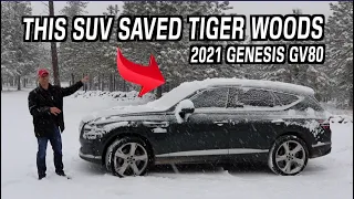 Tiger Woods Lucky to Be Alive Thanks to Genesis GV80 on Everyman Driver