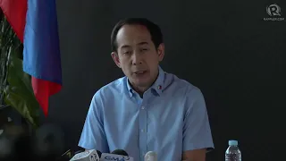 Press conference of Vic Rodriguez, spokesperson of presumptive president Marcos Jr.