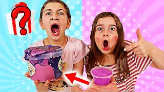 TURN THIS MINI SLIME INTO A GIANT SLIME CHALLENGE! Winner gets MYSTERY PRIZE! | JKrew