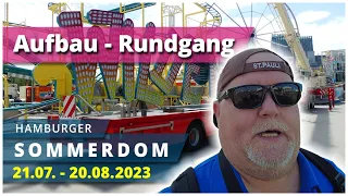 Aufbau-Rundgang - Sommerdom Hamburg 2023| RFHH #125  [HD]